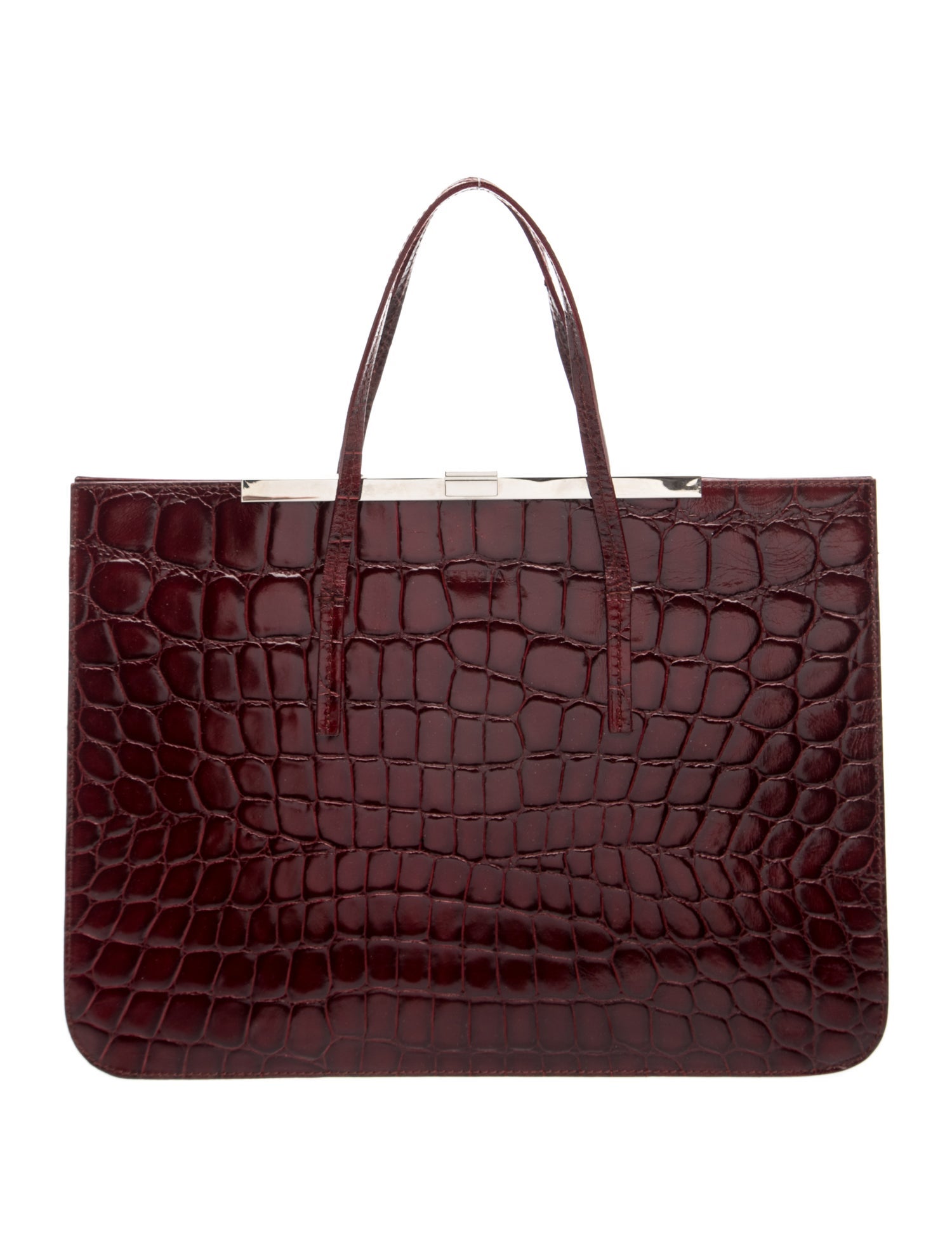 Embossed Leather Tote