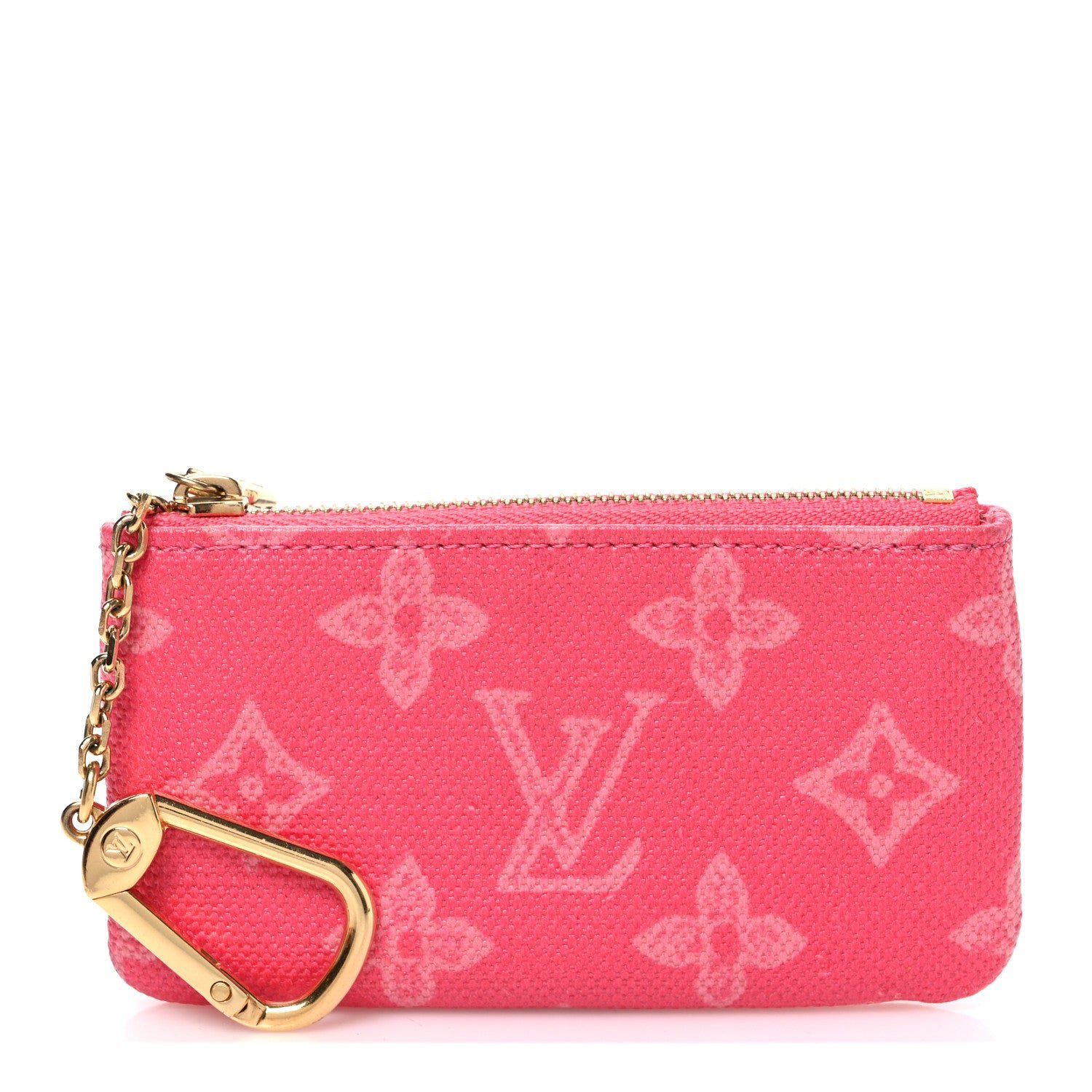 Monogram Origine Key Pouch Rose Ruban