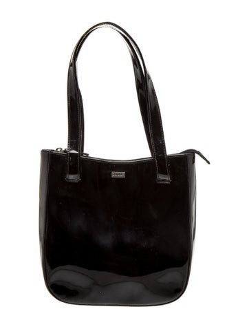 Patent Leather Top Handle Bag Vintage