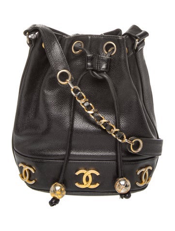 CC Drawstring Bucket Bag