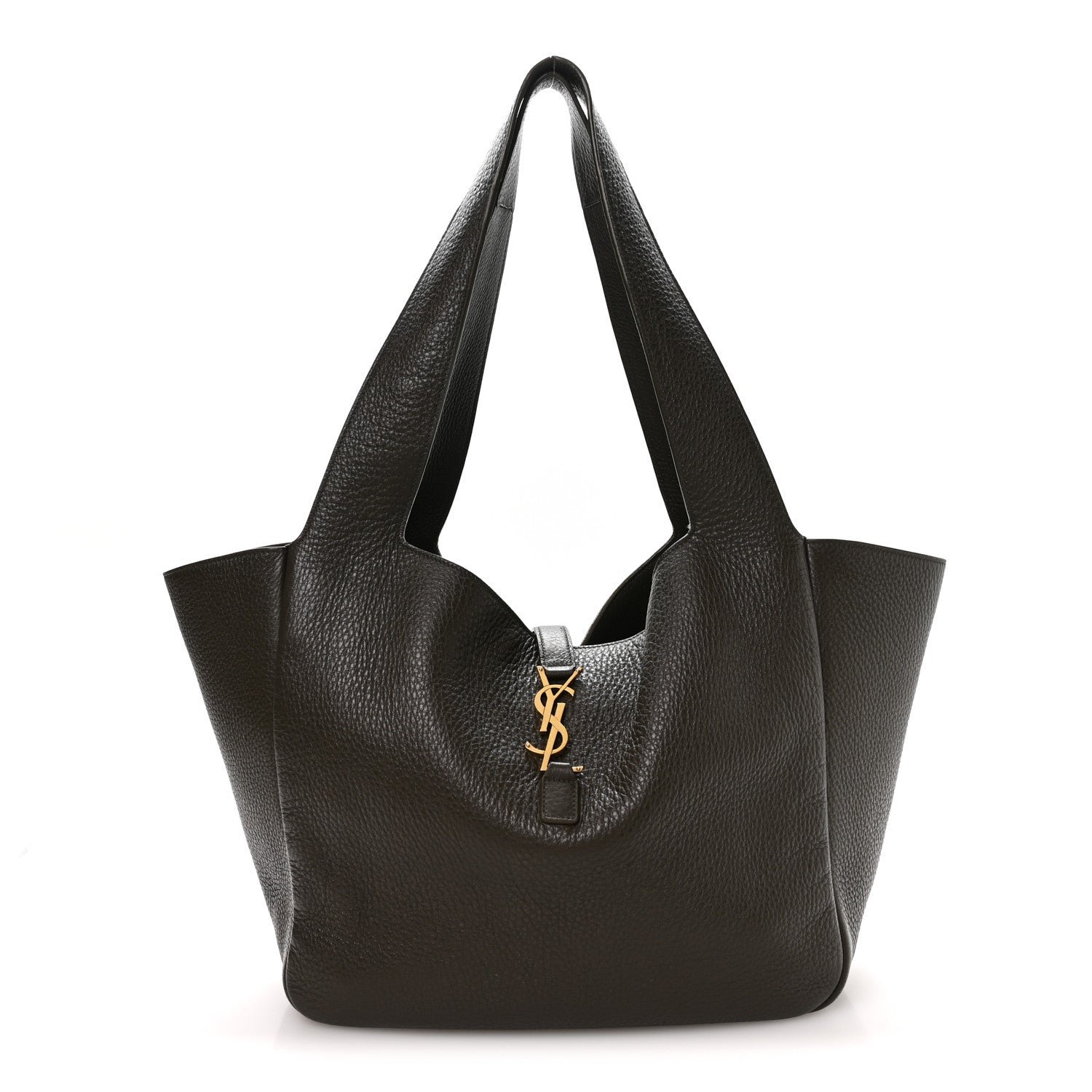 Saint Laurent Grained Deerskin Bea Tote Musk