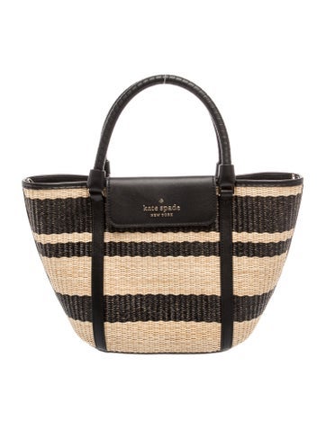 Kate Spade Straw Top Handle Bag
