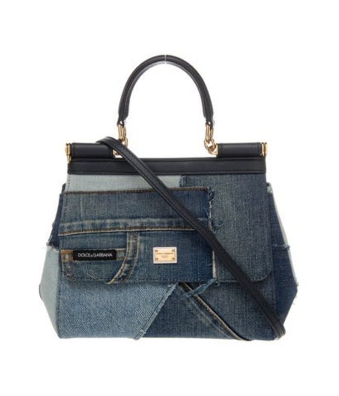 Dolce & Gabbana Gabbana Denim Top Handle Bag