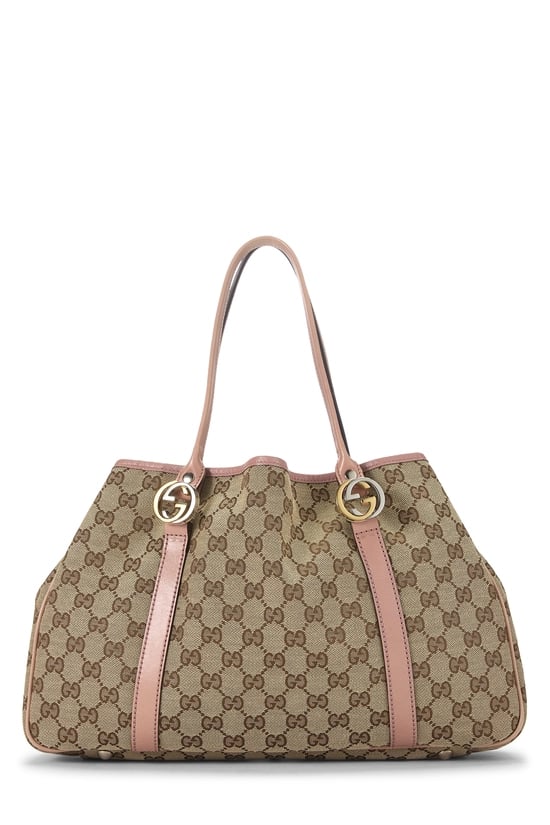 Pink Original GG Canvas Twins Tote