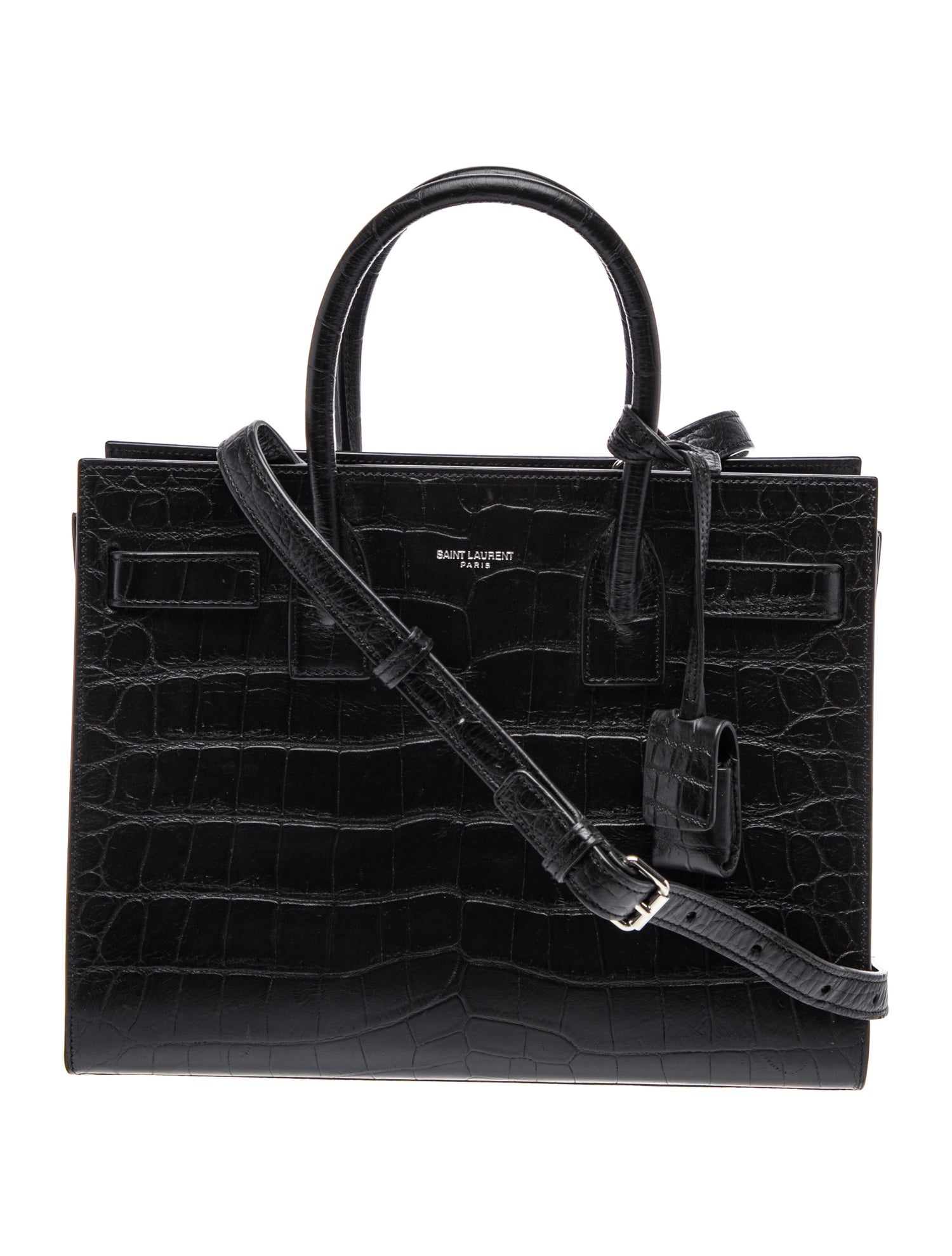 Embossed Leather Sac De Jour Baby
