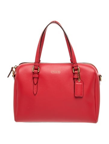Leather Top Handle Bag
