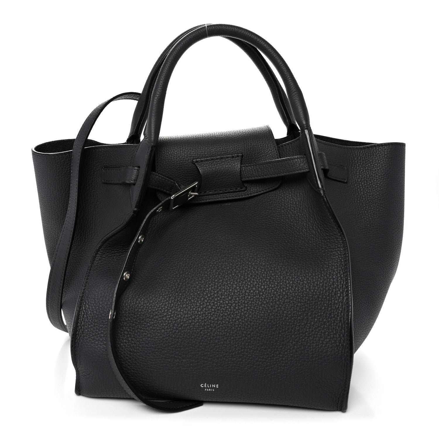 Celine Supple Grained Calfskin Small Big Bag Anthractie
