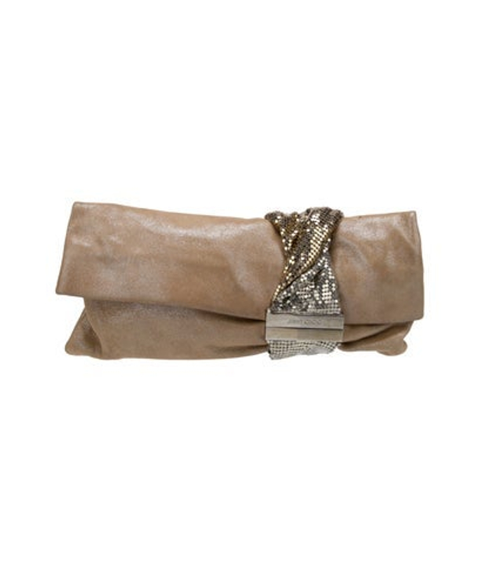Jimmy Choo Choo Suede Clutch