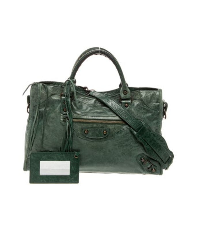 Balenciaga Leather Motocross Classic City Medium