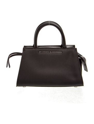 Brandon Blackwood Leather Top Handle Bag