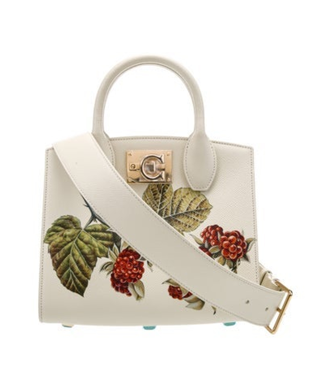 Salvatore Ferragamo Ferragamo Leather Studio Box Xs W Tags