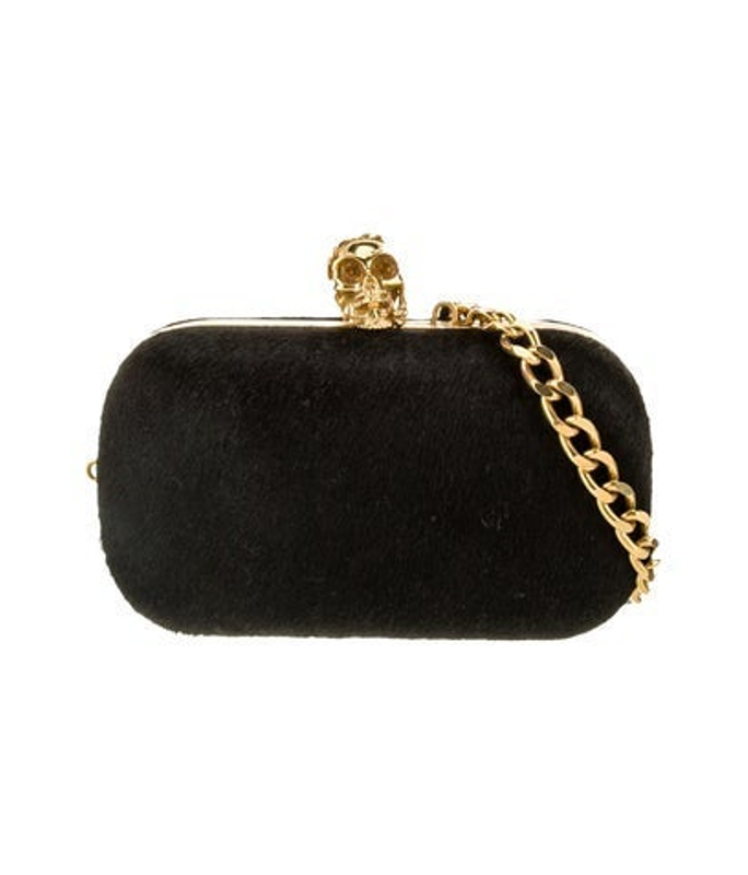 Alexander McQueen Mcqueen Calf Hair Minaudiere