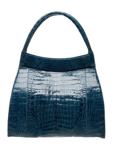 Nancy Gonzalez Crocodile Top Handle Bag