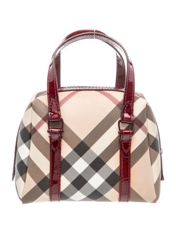 Super Nova Check Top Handle Bag