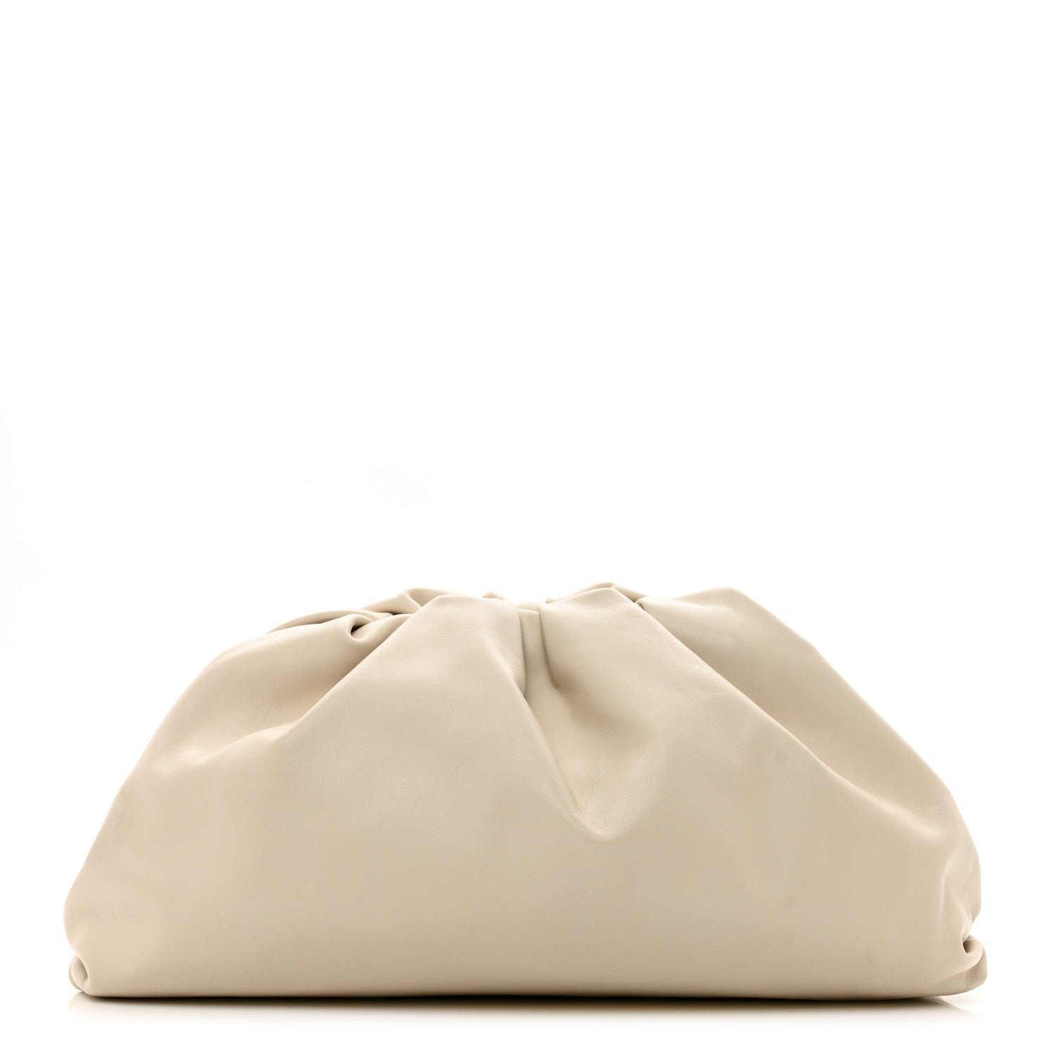 Bottega Veneta Smooth Butter Calf The Pouch Oversized Clutch Mist