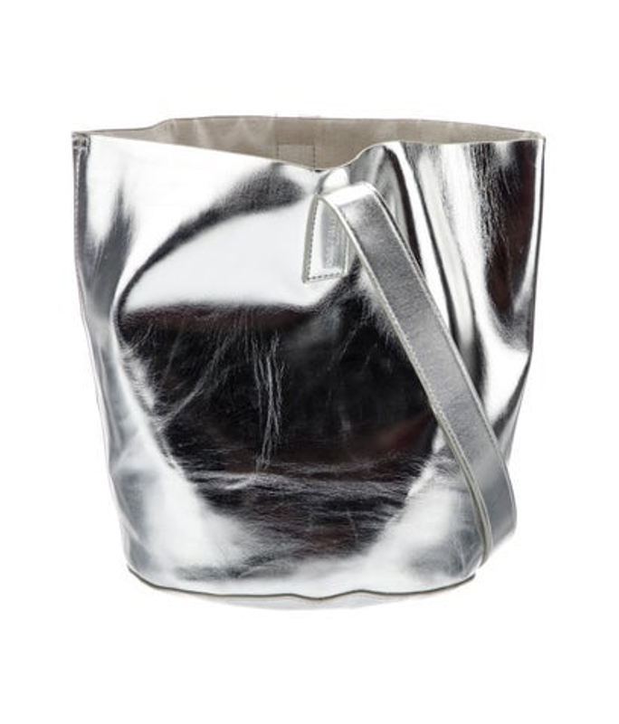 Issey Miyake Miyake Leather Shoulder Bag