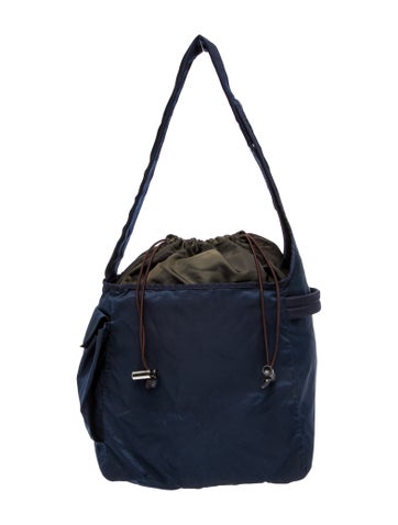 Enameled Metal Triangle Shoulder Bag