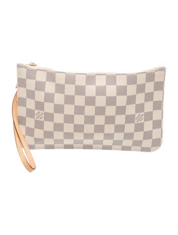 Damier Azur Neverfull Pouch