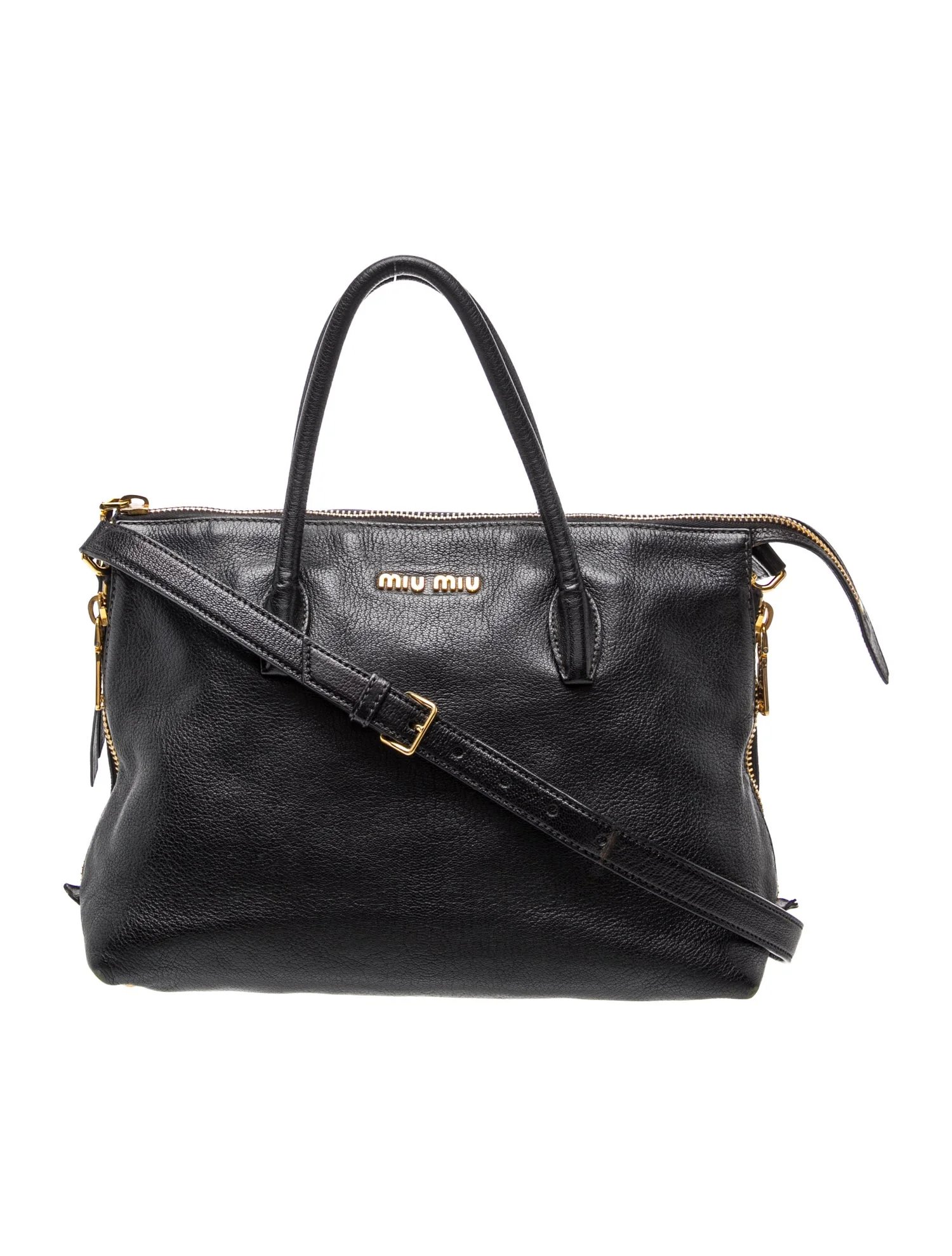 Miu Miu Goat Leather Top Handle Bag