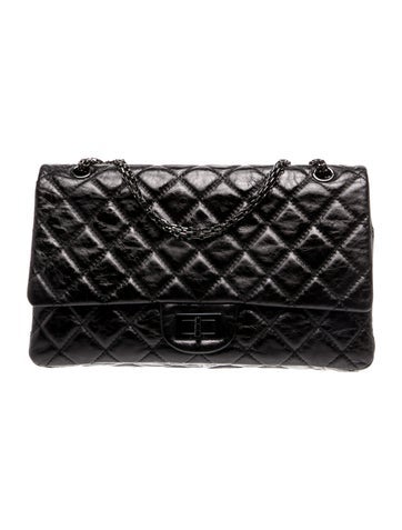 So Black Reissue 277 Double Flap Bag
