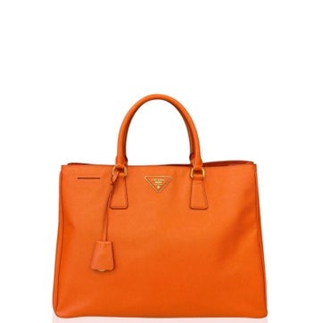 Saffiano Lux Leather Galleria Tote Large
