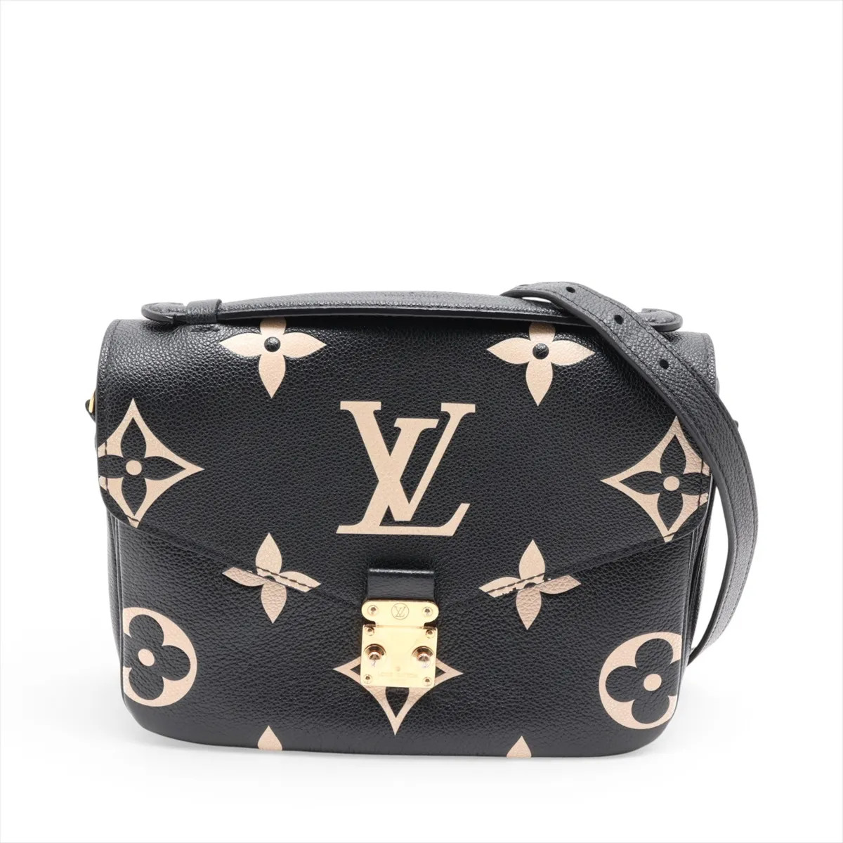Louis Vuitton Monogram Empreinte Pochette Metis MM M45773 Black There was an RFI