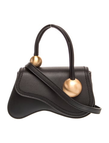 Leather Top Handle Bag