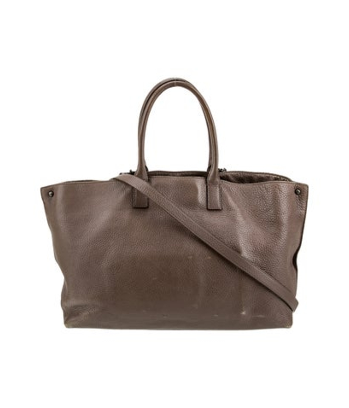 Akris Leather Top Handle Bag