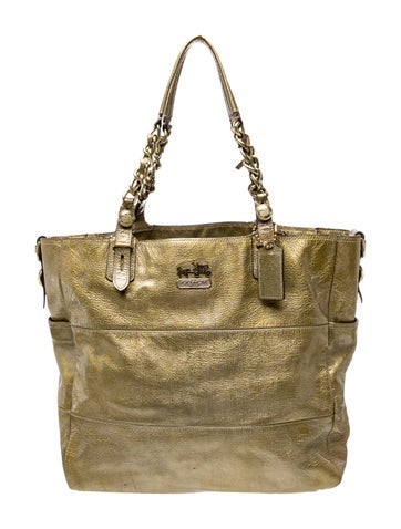 Coach Leather Top Handle Bag