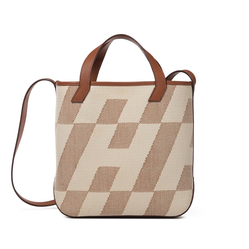 Hermes Ivory, Gold and Ecru Swift and Toile Cabas H En Biais 27, 2022