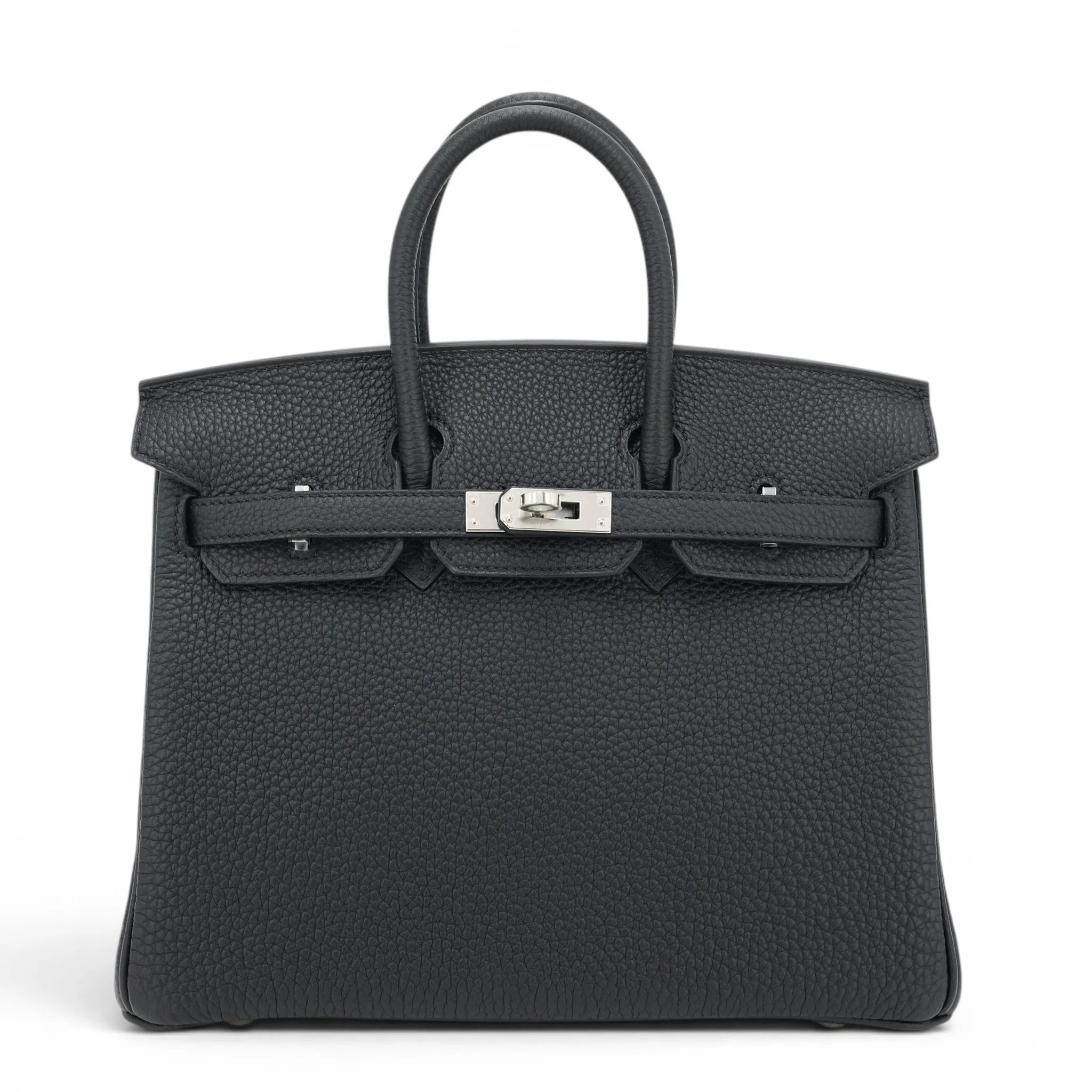 Brand New ( Rank N ) HERMÈS Birkin 25 Noir (89) Togo Palladium hardware G (2026)