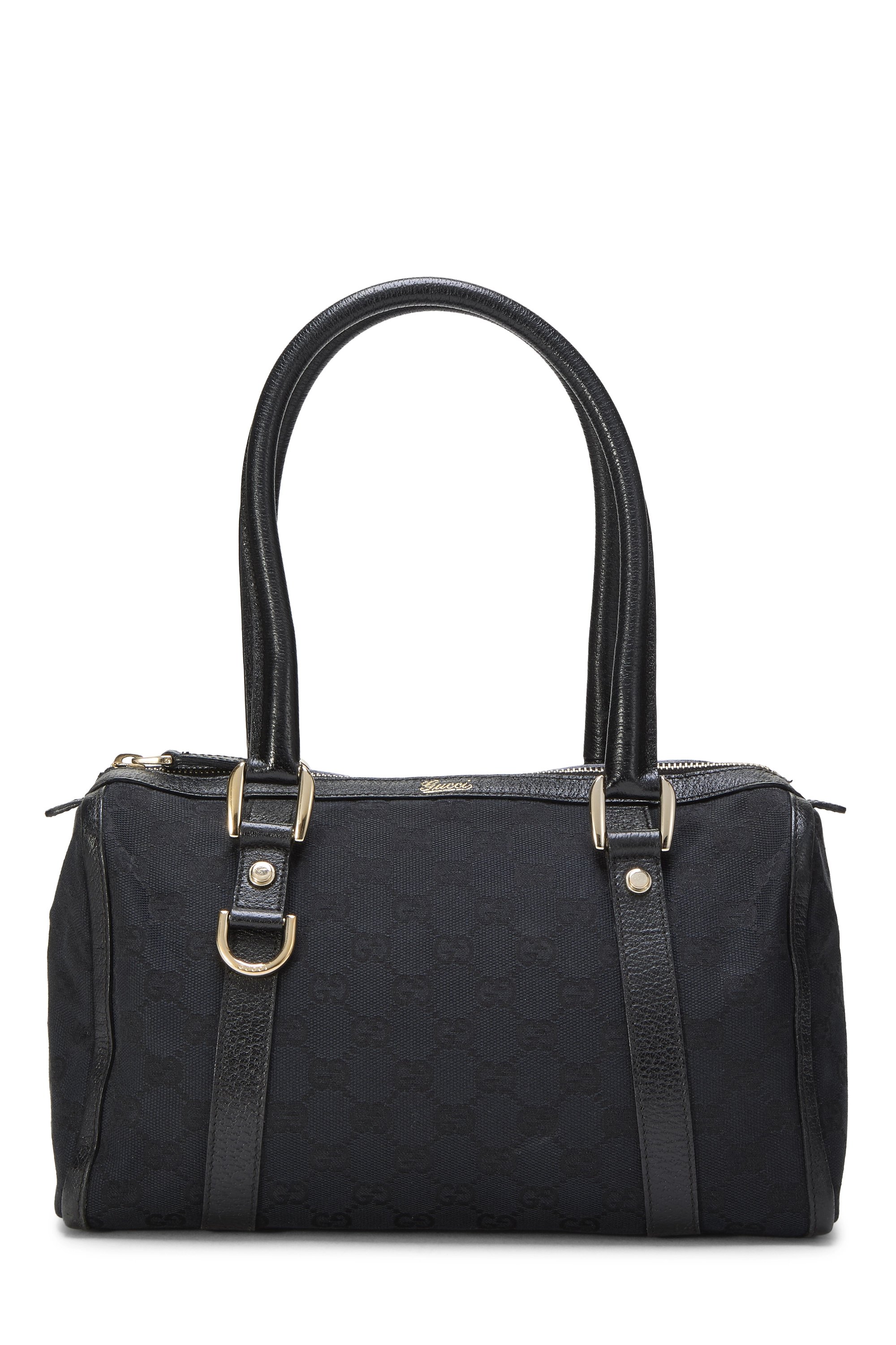 Black Original GG Canvas D-Ring Abbey Boston Handbag