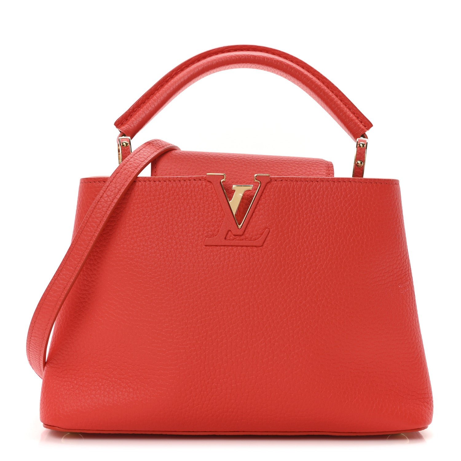 Louis Vuitton Taurillon Capucines BB Tonic Orange