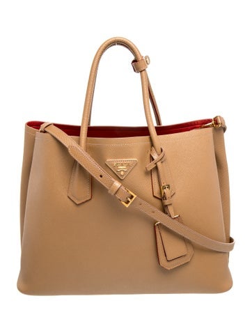 Saffiano Leather Galleria Double Zip