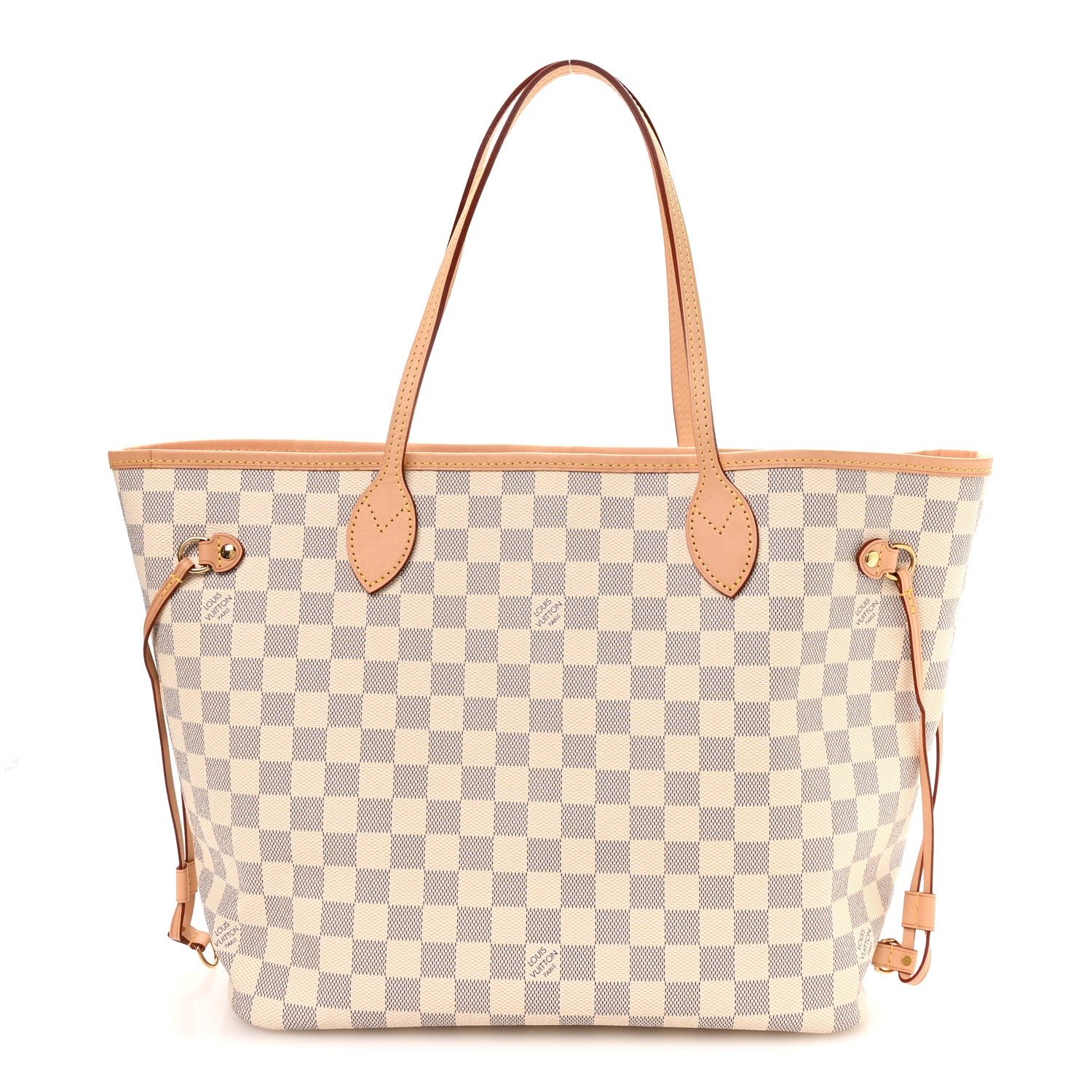 Louis Vuitton Damier Azur Neo Neverfull MM Rose Ballerine