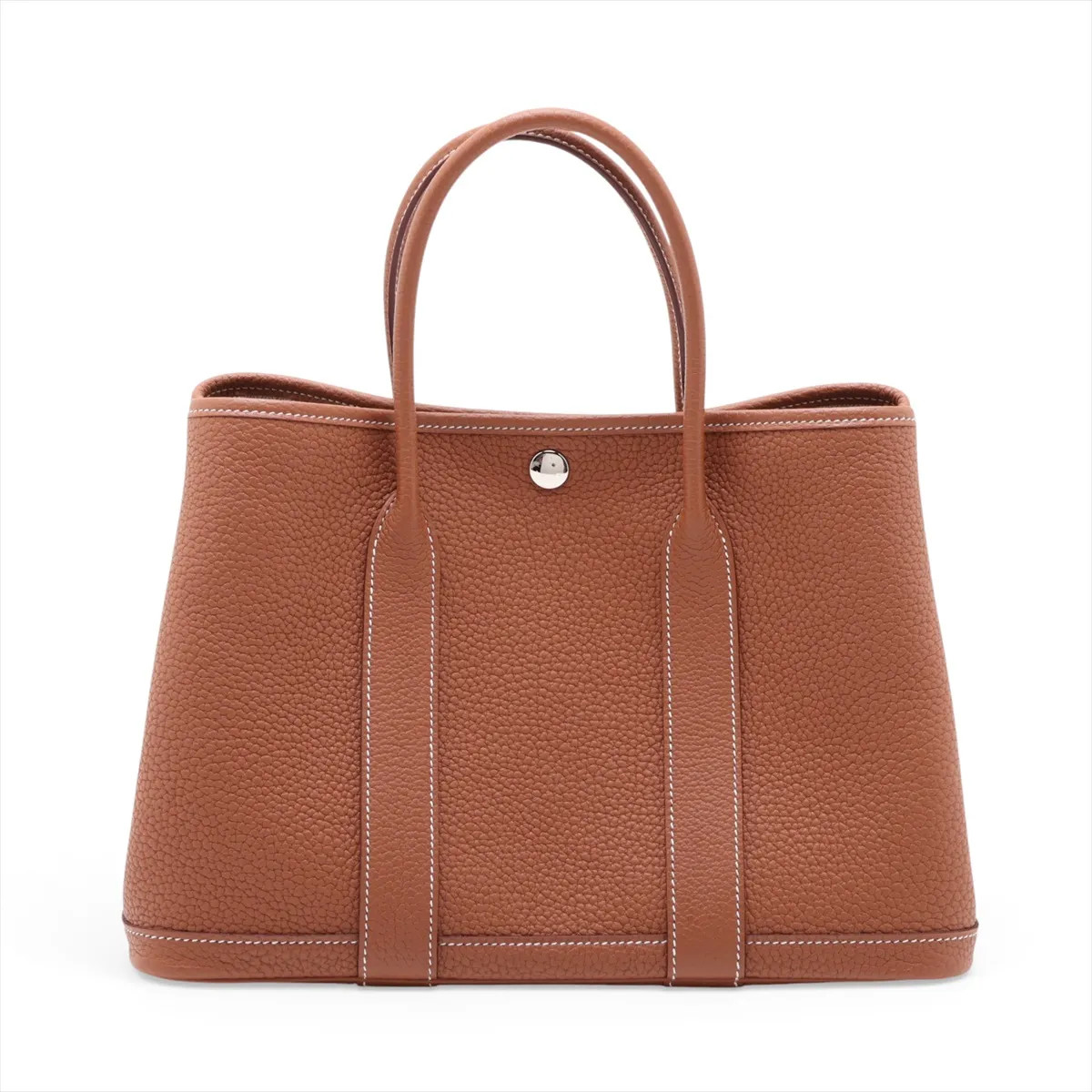 Hermès Garden Party 30 TPM Negonda Gold Silver Metal Fittings