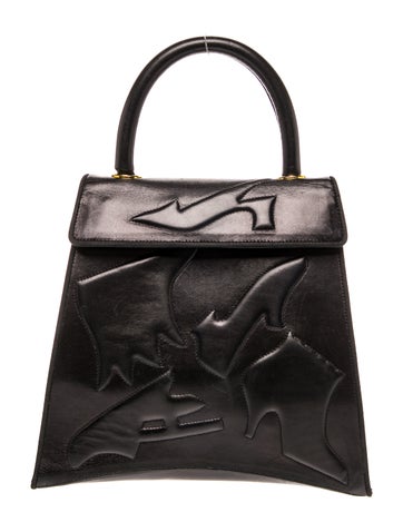 Salvatore Ferragamo Leather Top Handle Bag