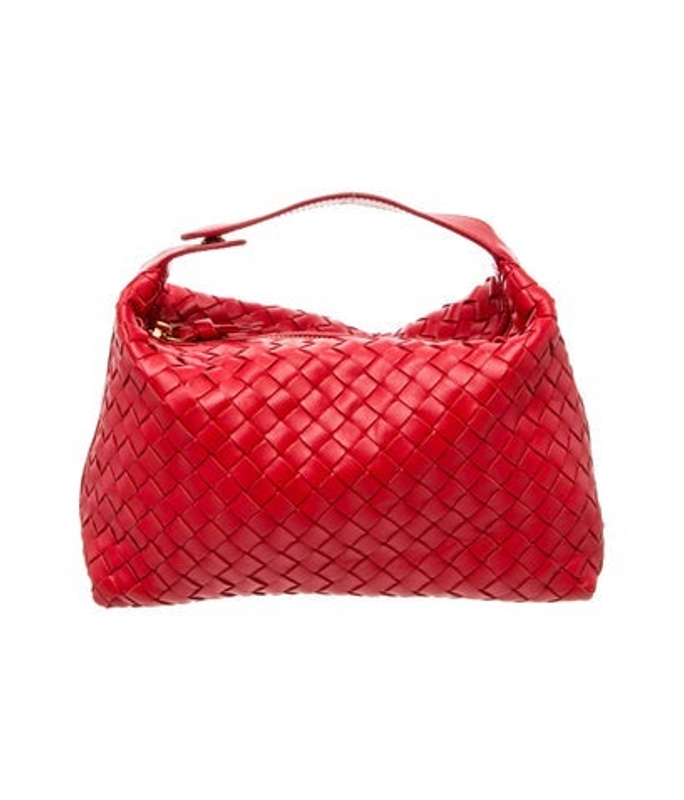 Bottega Veneta Veneta Intrecciato Eclipse Intrecciato Woven Nappa Leather Make Up Bag Small