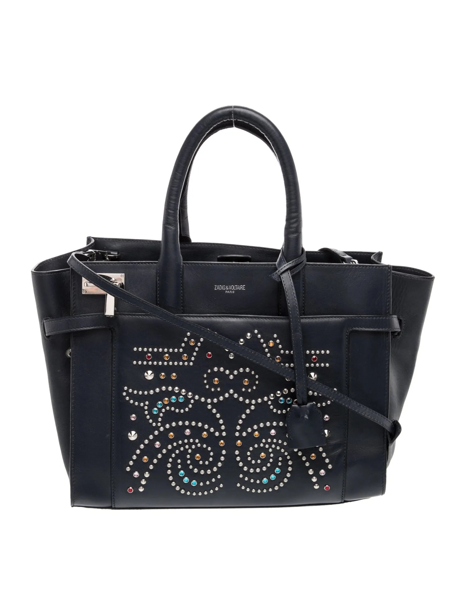 Leather Top Handle Bag
