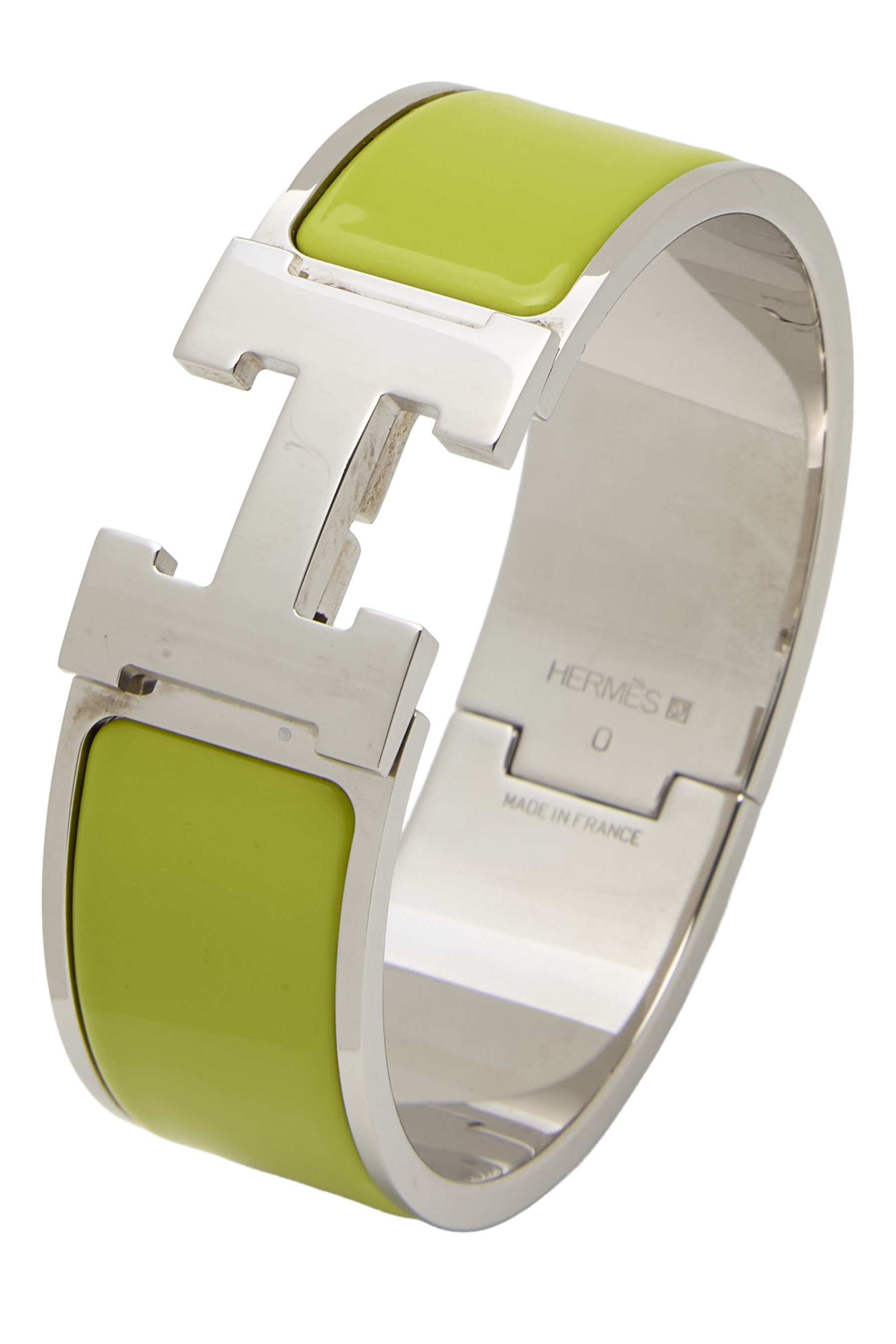 Green Enamel Clic-Clac 'H' Wide PM