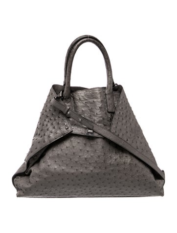 Akris Ostrich Tote