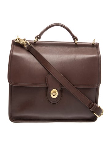 Leather Top Handle Bag