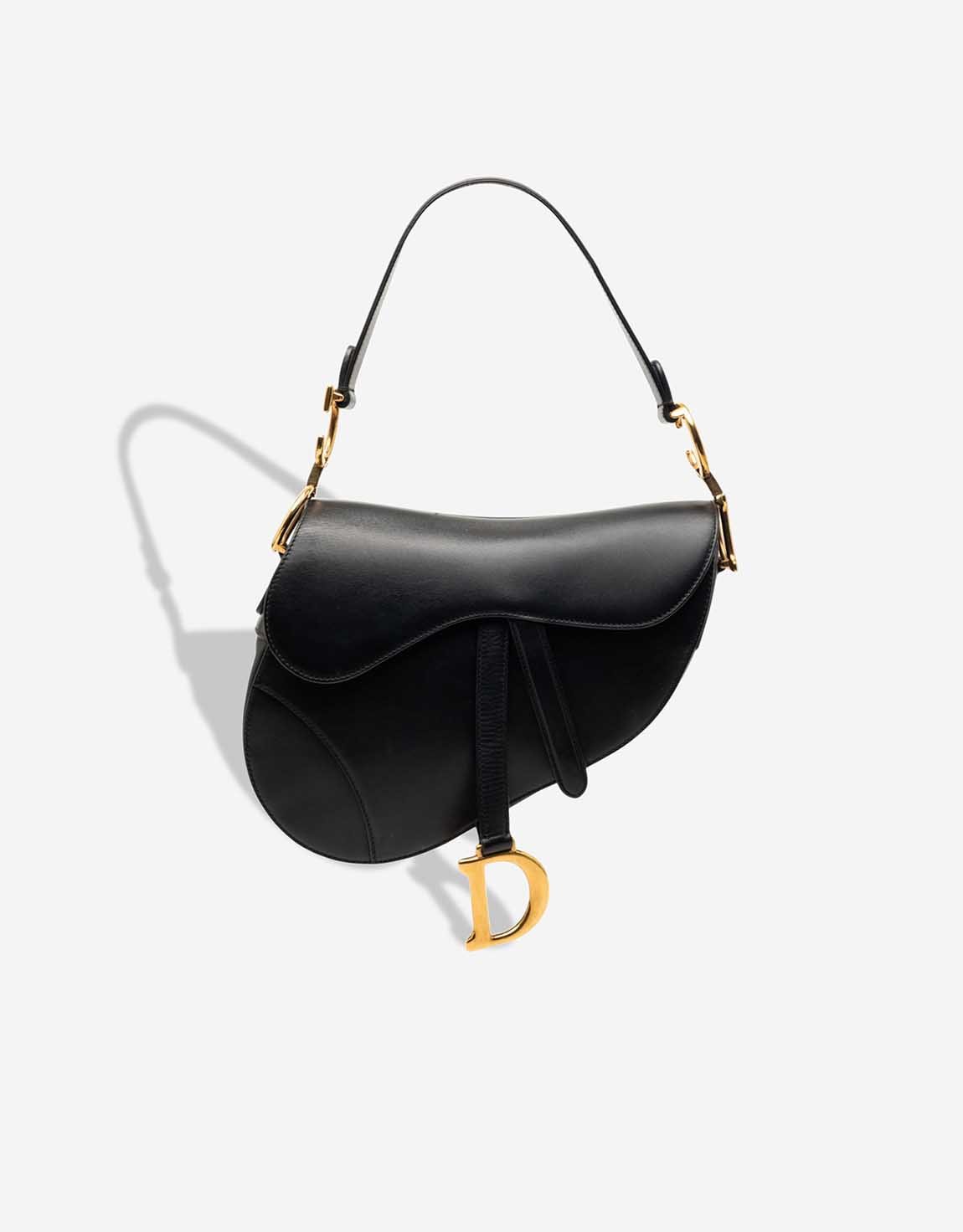 
		Saddle Medium Calf Black    
