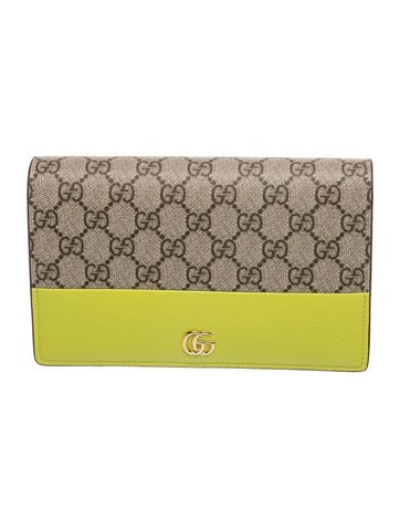 Leather Marmont Wallet On Chain