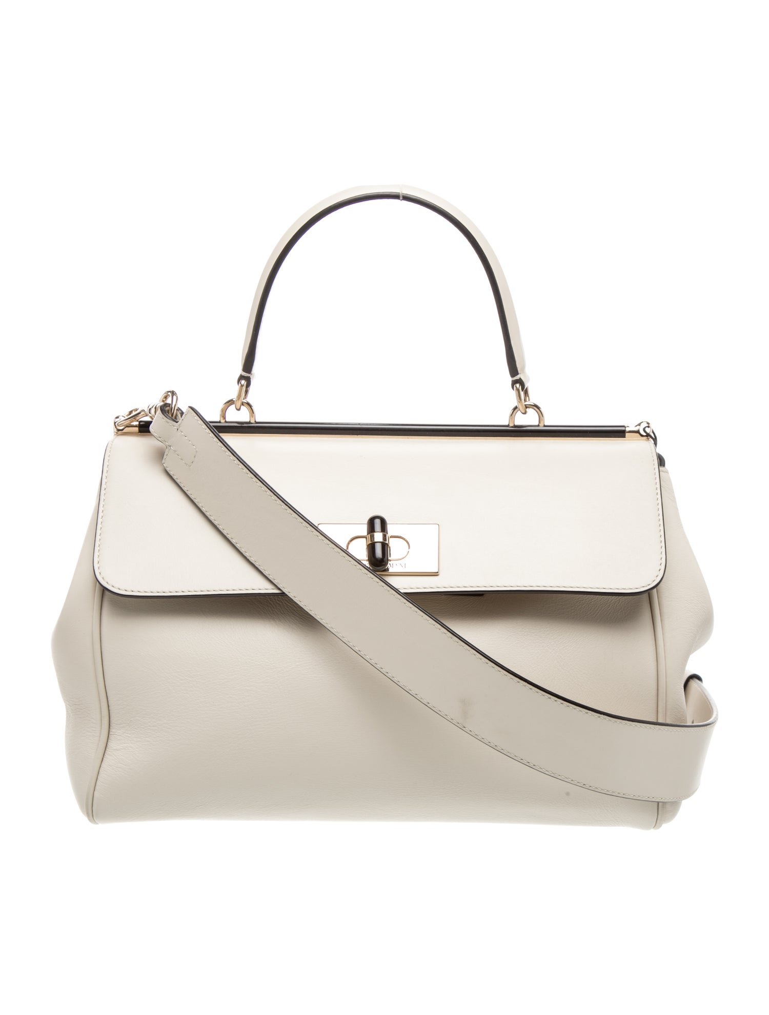 Leather Top Handle Bag