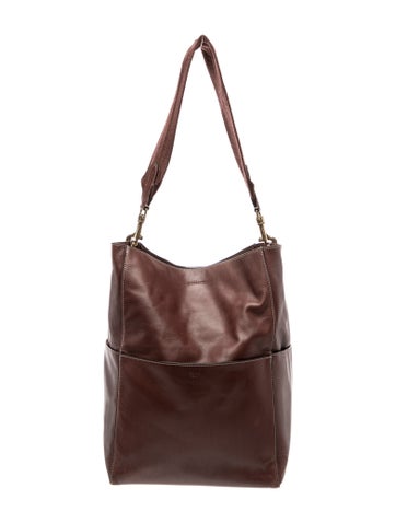 Leather Seau Sangle Medium Vintage