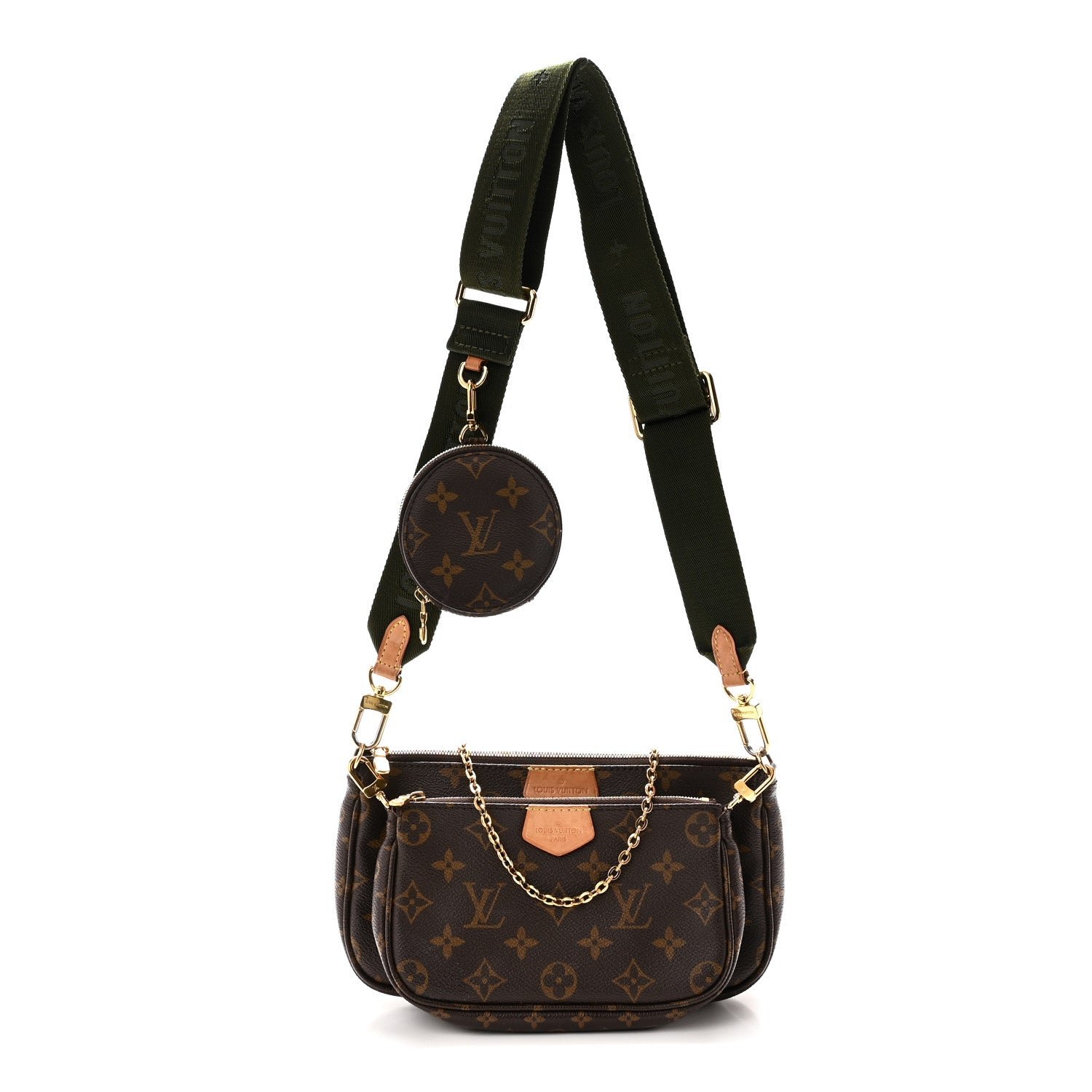 Louis Vuitton Monogram Multi Pochette Accessories Kaki