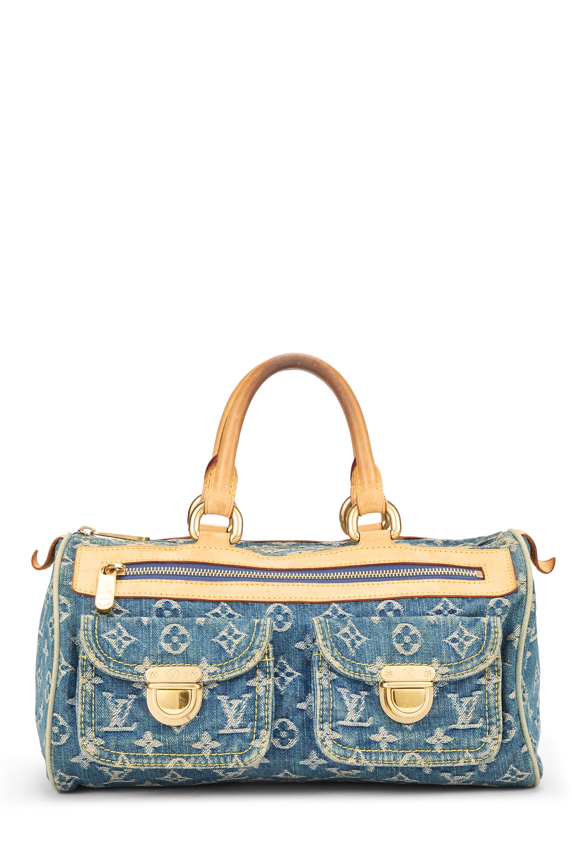 Blue Monogram Denim Neo Speedy