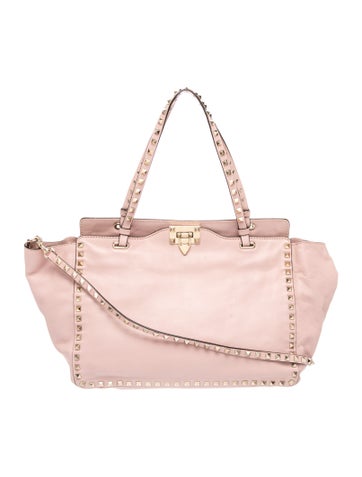 Rockstud Top Handle Bag