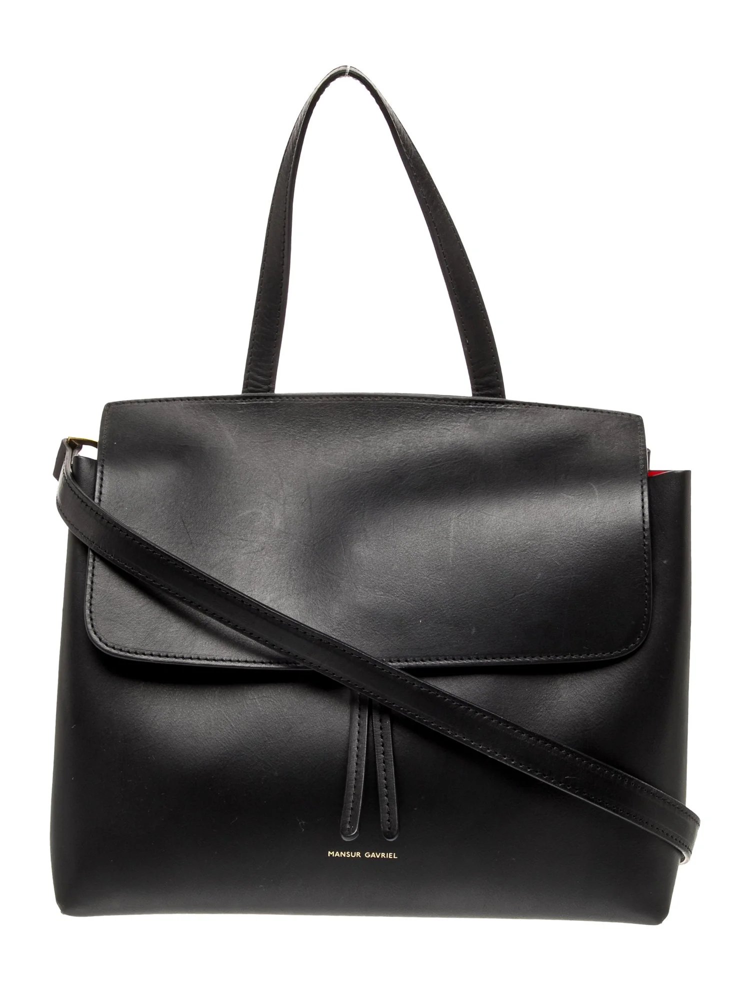 Leather Top Handle Bag